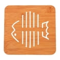 thumbnail image 1 of Portavaso de Hueco BLESIY Almohadilla de Tazón Aislamiento de Calor Decoración para Hogar Escritorio Alfombrillas de bambú, 1 of 8
