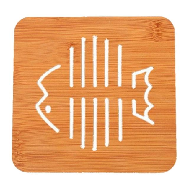Portavaso de Hueco BLESIY Almohadilla de Tazón Aislamiento de Calor Decoración para Hogar Escritorio Alfombrillas de bambú