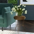 thumbnail image 5 of Butler Specialty Allen Gold Decorative Wire Accent Table, 5 of 8