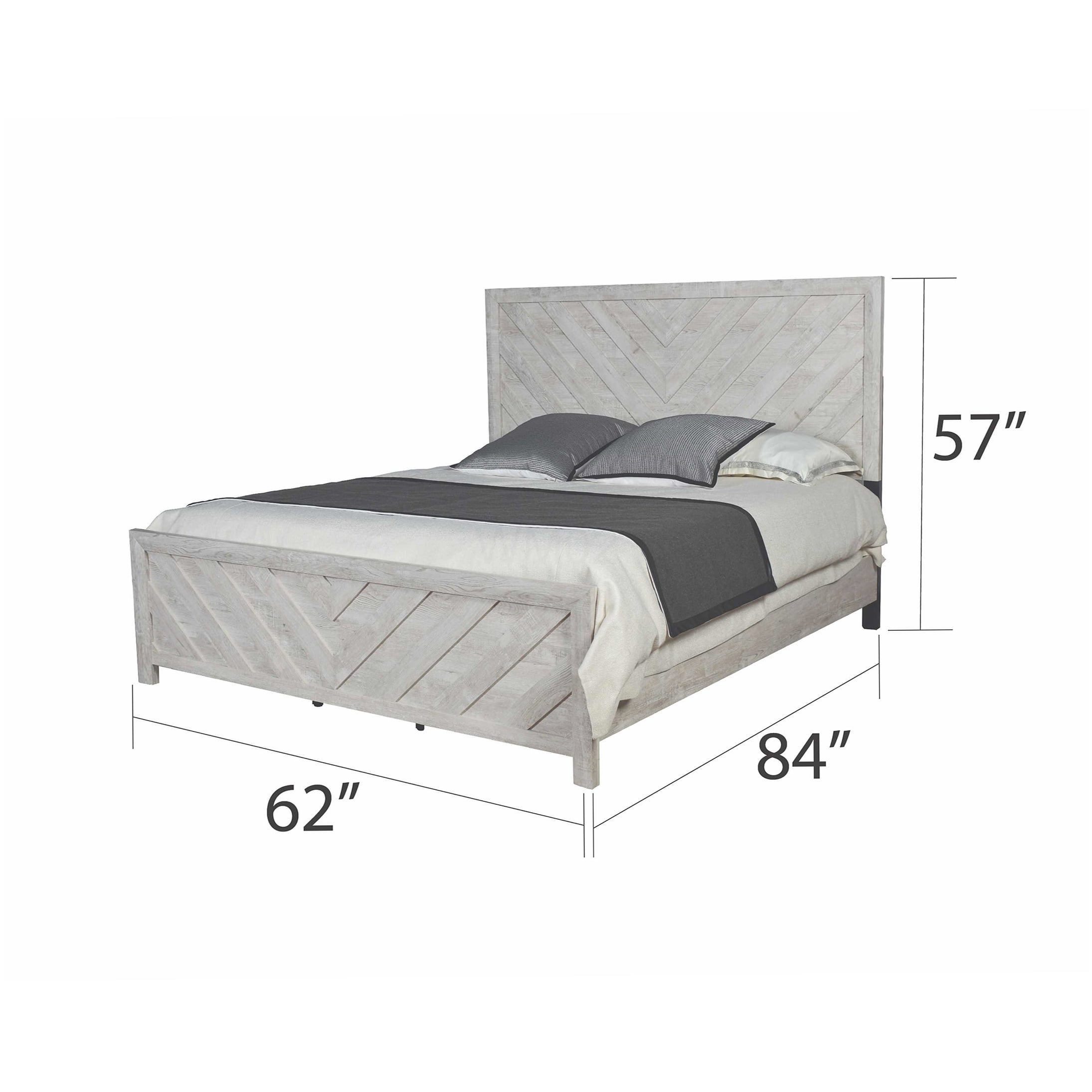 Queen Size Platform Bed Frame with Upholstered Headboard, Modern Low Profile Wood Bed, No Box Spring Needed, Strong Support, Bedroom Furniture