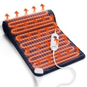 HOMECH Electric Heating Pad for Back Pain Relief with 6 Heat Settings and Auto-off
