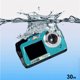 thumbnail image 4 of Injueey Dispositivo de fotografía de cámara a prueba de agua 4K 56 millones de píxeles Cámaras digitales Herramienta de toma de Electrónica azul, 4 of 6