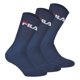 thumbnail image 1 of FILA Calcetines unisex 3 pares - calcetines de tenis, calcetines de tripulación, terry, deporte, logo 35-46 Marine 43-46 (9-11 UK), 1 of 3