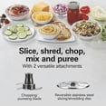 thumbnail image 5 of Hamilton Beach Stack & Snap Food Processor and Vegetable Chopper, BPA Free, Stainless Steel Blades, 12 Cup Bowl, 2-Speed 450 Watt Motor, Black (70725A), 5 of 5