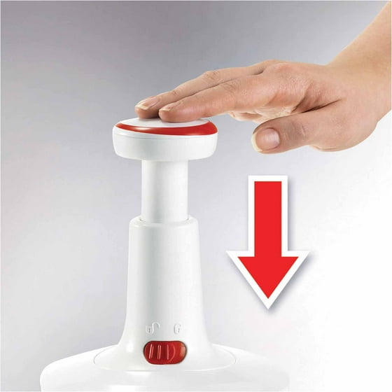 Leifheit Large Twist Pump Salad Spinner, White