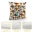 thumbnail image 4 of COMIO Mushroom Throw Pillow Covers,Cute Colorful Plants Pillow Cases Decorative Double-Sided Square Pillowcases for Home Bed Sofa Living Room Farmhouse Outdoor White, 4 of 5