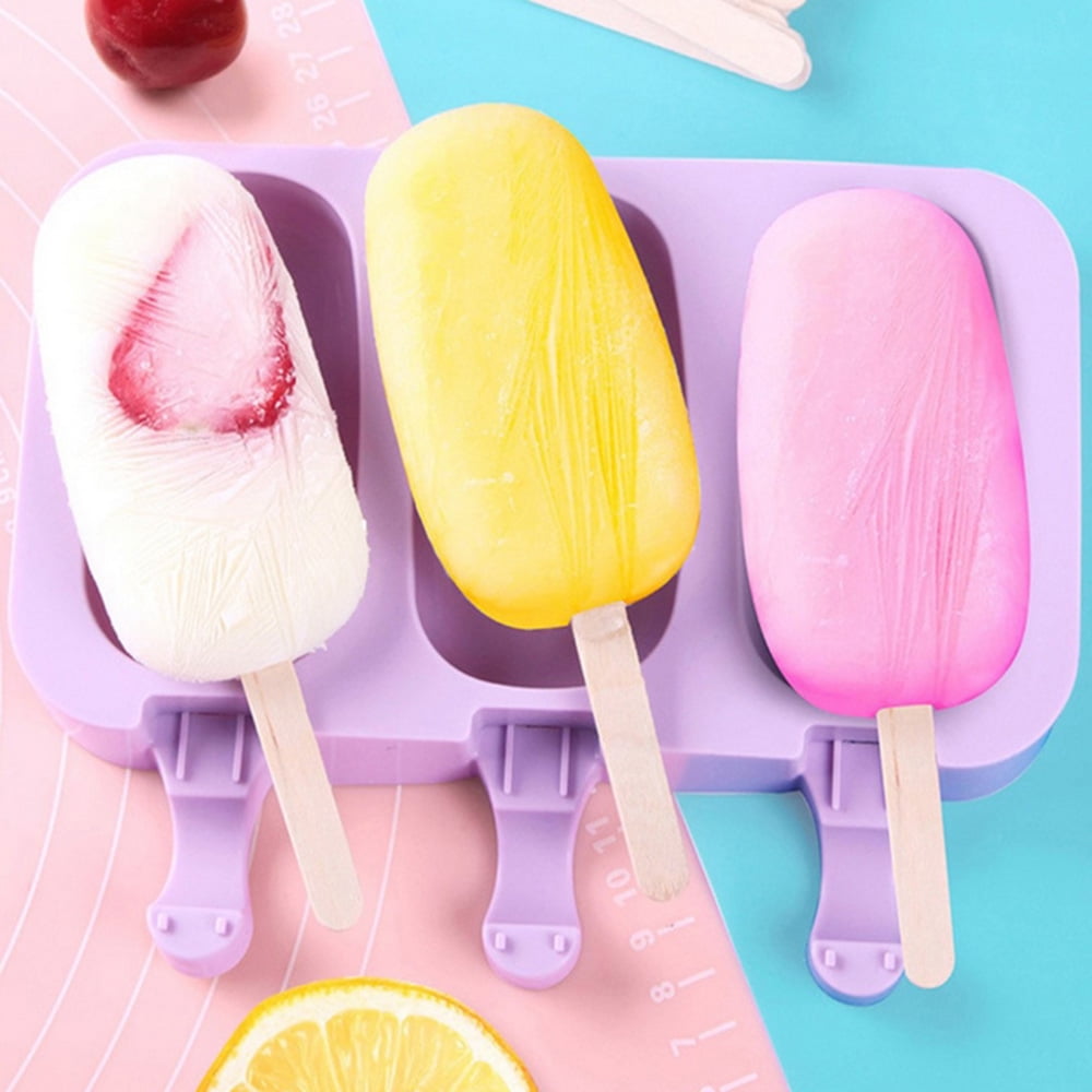 Silicone Ice Cream Mould Summer Frozen Sucker Ice lolly Mold DIY