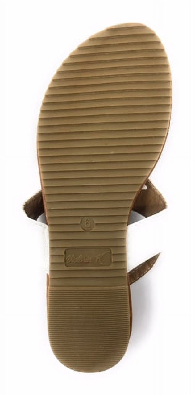 Victoria K Women's Faux Fur And Pearls Sandals