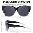 thumbnail image 4 of Gafas de Sol LVIOE Snap Shades Polarizadas UV400 LS5779 para Usar Sobre Lentes, 4 of 6