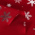 thumbnail image 6 of Christmas Tablecloth Rectangle - 60x84 inch Snowflakes Foil Print Pattern Washable Wrinkle Resistant Holiday Tablecloths for Christmas Family Gathering, Dining Room Table 130GSM, 6 of 7