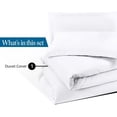 thumbnail image 5 of VEGAS HOTEL COLLECTION Classic Egyptian Cotton 1-Piece Duvet Cover { Zippered Closure } 1000 Thread Count- Fabulous Solid Looking Color White - Oversized King Size, 5 of 7