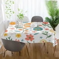 thumbnail image 3 of Yayeee Tablecloths 54" x 54" Rectangle Wrinkle Resistant Party Table Cover, Floral Easter Eggs, 3 of 8