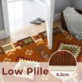 thumbnail image 5 of Washable Area Rug for Living Room, 8'x10' Geometric Pattern Non-Slip indoor Rug, Soft Low Pile & Stain Resistant Carpet for Bedroom, Dining Room, Home office, 5 of 8