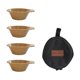 thumbnail image 5 of Cuencos para acampar, accesorios, vajilla apilable para cocinar, acampar al aire libre Caqui, 5 of 9