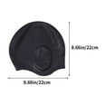 thumbnail image 3 of Taotanxi Silicone Swim Cap,Ear Protection 3D Ergonomic Design Waterproof Bathing Solid Swimming Cap Ear Cover Pockets Comfortable for Adult Men Women Long Hair, 3 of 5