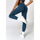 thumbnail image 3 of Yknktstc Conjunto de entrenamiento sin costuras de 2 piezas para mujer, sin espalda, sujetador deportivo con espalda en V, cintura cruzada, leggings de yoga, traje de gimnasio, 3 of 3