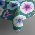thumbnail image 5 of Pioneer Flower Floral Print Pattern Square Tablecloth, Waterproof Wipeable Spillproof Washable Table Cover for Home Kitchen Party Decor, 42"x42", 5 of 6
