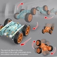 thumbnail image 3 of Remote Control Car  Double-Sided 2.4G Remote Control Stunt Car 4WD Car Toy with Built-In  Cool 3D Light, 3 of 7