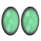 thumbnail image 2 of Reflector 2 Uds Pegatina Reflectante Universal Reflectores De advertencia Ovalados Verdes Para Coches Motocicletas Camiones, 2 of 7