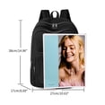thumbnail image 3 of Large Capacity School Bag Stylish & Functional Women Backpack with Trolley Sleeve Perfect for Traveling & Each Day Use, 3 of 9