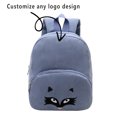 thumbnail image 2 of UJNDER Middle school for girls Corduroy Cute Little Embroidery Lightweight Design for School Travel Casual Daypack kids bookbag 02_Blue,One Size, 2 of 3