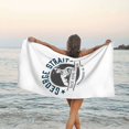 thumbnail image 3 of Toalla de playa con frase divertida de Damn Strait, regalo, toallas de baño de microfibra, manta de playa suave para desfiles, natación, yoga, mujeres y hombres, 3 of 4