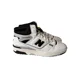 thumbnail image 2 of New Balance 650 White Black BB650RCE High Top Size 13 Leather Basketball Shoes, 2 of 6