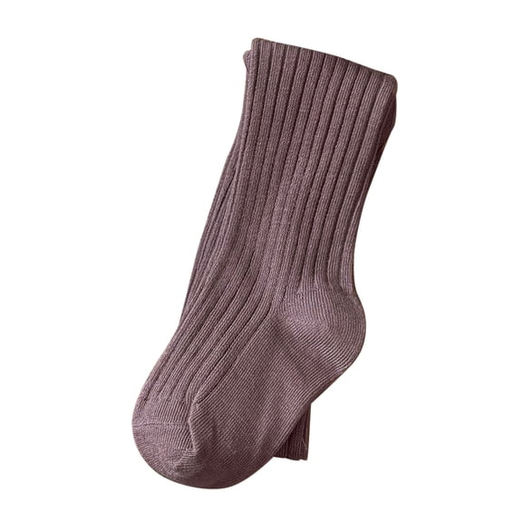 KAUOD Girls Cable Knit Tights Pants Full Length Footed Fleece Thermal Leggings Kids Toddler School Dance Opaque Pantyhose