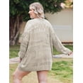 thumbnail image 6 of Zeagoo Womens Plus Size Crochet Cardigan Kimonos Boho Long Sleeve Oversized Summer Open Front Knitted Sweater, 6 of 6