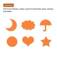 thumbnail image 6 of EVA Foam Sheets Orange 10.8 x 8.5 Inch 1.7mm Thick Crafts Foam Sheets 20Pcs, 6 of 6