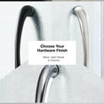 thumbnail image 6 of Ove Decors Breeze 34 in x 34 in x 77 in H Curved Corner Shower with Frosted Glass & Shower Base and Chrome Hardware, 6 of 15