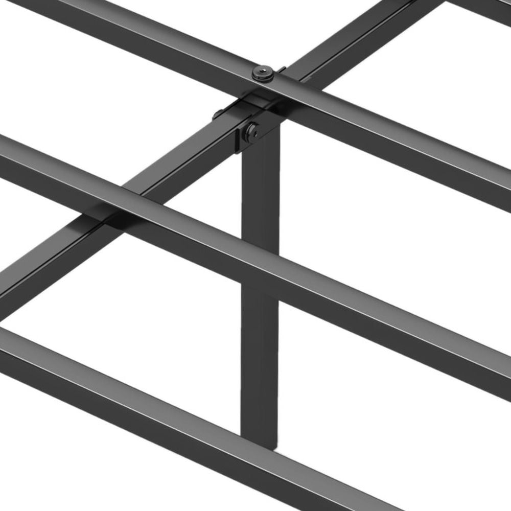 Barara King Bed Frames, Platform Bed Frame, Full Size Platform Bed with Headboard and Metal Frame-Full Size