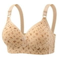 2Pcs Womens Wireless Bras Pack Floral Printed Plus Size Everyday