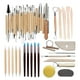 thumbnail image 4 of Juego de herramientas para cerámica y arcilla polimérica, kit para arcilla cerámica, escultura, tallado y cerámica 45 piezas, 4 of 8