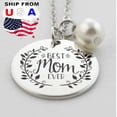 thumbnail image 3 of Best Mom Ever Silverplated Pendant With Pearl Necklace, J-15-A, 3 of 7