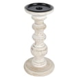 thumbnail image 3 of 8 Pack: 10" Whitewashed Wood Carved Pillar Candle Holder by Ashland, 3 of 3