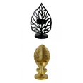 thumbnail image 1 of 2x Candelabro De Hoja Nórdica, Candelabro De Hierro Forjado, Manualidades, Decoración De Habitación, 1 of 9