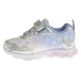 thumbnail image 3 of Disney Frozen Toddler Girls' Glittery Light Up Sneakers - Blue, Size: 9, 3 of 7