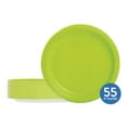 thumbnail image 2 of Neon Green Round 9" Dinner Plates, 55ct, Way To Celebrate, 2 of 7