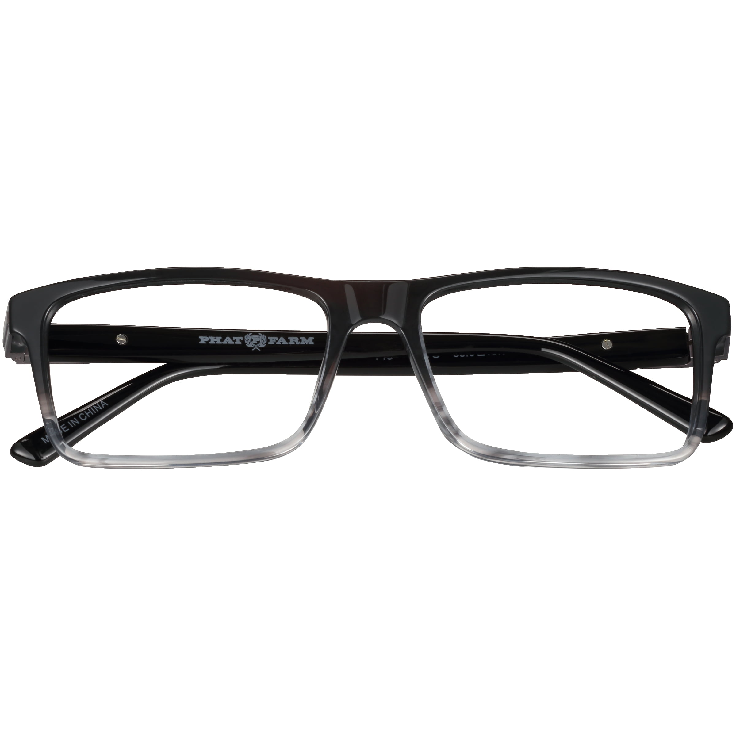 Phat Farm Men's HV713 Rectangular Prescription Eyeglasses with
