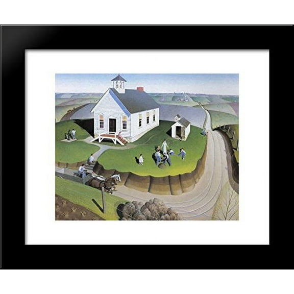 Arbor Day 20x24 Framed Art Print by Grant Wood