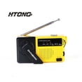 thumbnail image 1 of Radio De Manivela De Emergencia Radio De Emergencia Con Dínamo Autoalimentado Am Fm Con Batería Recargable De 300 Ma Linterna Led Alarma Silbato Antena De Látigo Speravity HA018469-00, 1 of 1