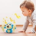 thumbnail image 6 of Viflosae Gift for Kids Children Toys Santa Claus Toys Cute Flipping Dancing Toy Rolling Monkey Sound Control Music LED Interactive Kids Toys Indoor & Outdoor Play, 6 of 8
