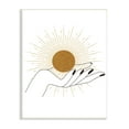 thumbnail image 1 of Stupell Industries Hand Holding Deco Inspired Sun with Rays, 13 x 19, Designed by JJ Design House LLC, 1 of 1