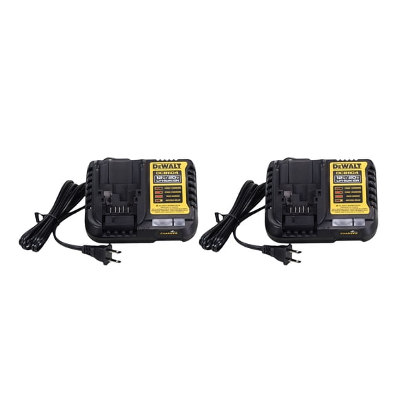 DeWalt DCB1104-NBX 12V/20V MAX 4 Amp Multi-Voltage Charger (2 Pack)