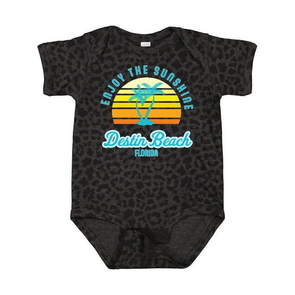 Inktastic Summer Enjoy the Sunshine Destin Beach Florida in Blue Boys or Girls Baby Bodysuit
