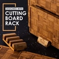 thumbnail image 4 of Juego de tablas de cortar Kikcoin de madera de bambú con ranura para jugo (XL/L/M), 4 of 7