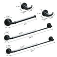 thumbnail image 3 of Bathroom Accessory Kit, 5 Pieces, Oil Rubbed Black, 3 of 8