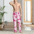 thumbnail image 3 of Cauagu Breast Cancer Ribbons Awareness Mens Pajama Pants Sleep & Lounge Pants,PJ Bottoms with Pockets-XX-Large, 3 of 7