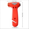 thumbnail image 2 of 2 In 1 Rescue Hammers With Belt Cutter Tool And Emergency Car Window Breaker, 2 of 4